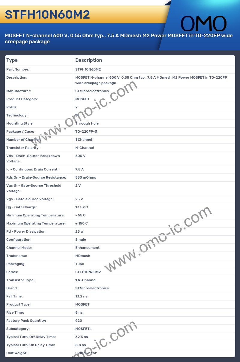STFH10N60M2