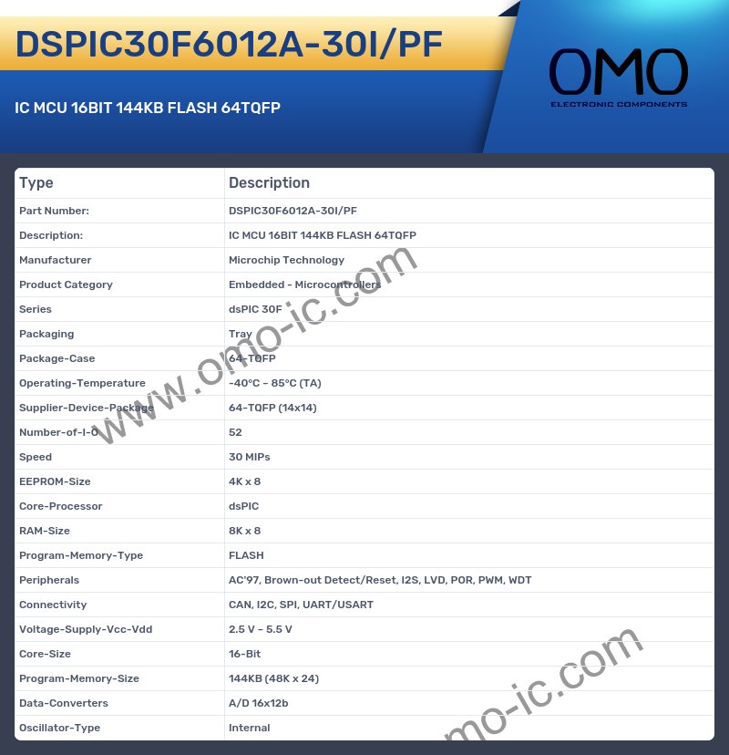 DSPIC30F6012A-30I/PF