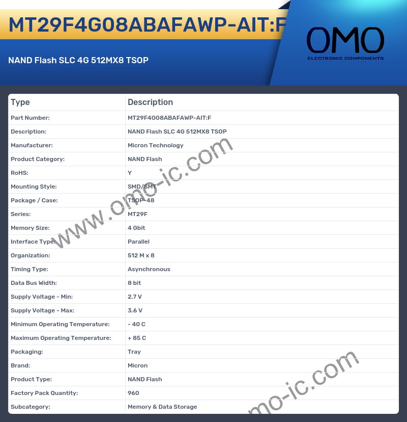 MT29F4G08ABAFAWP-AIT:F