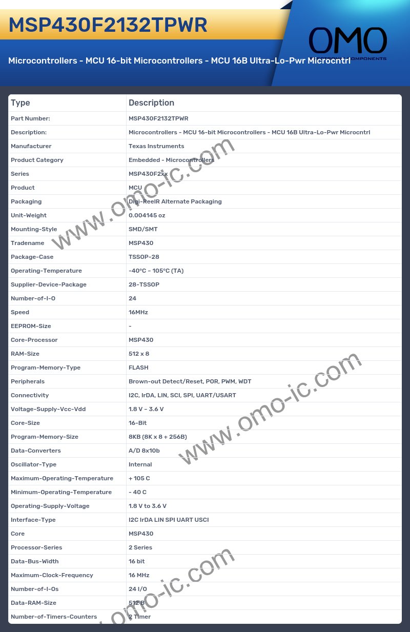 MSP430F2132TPWR