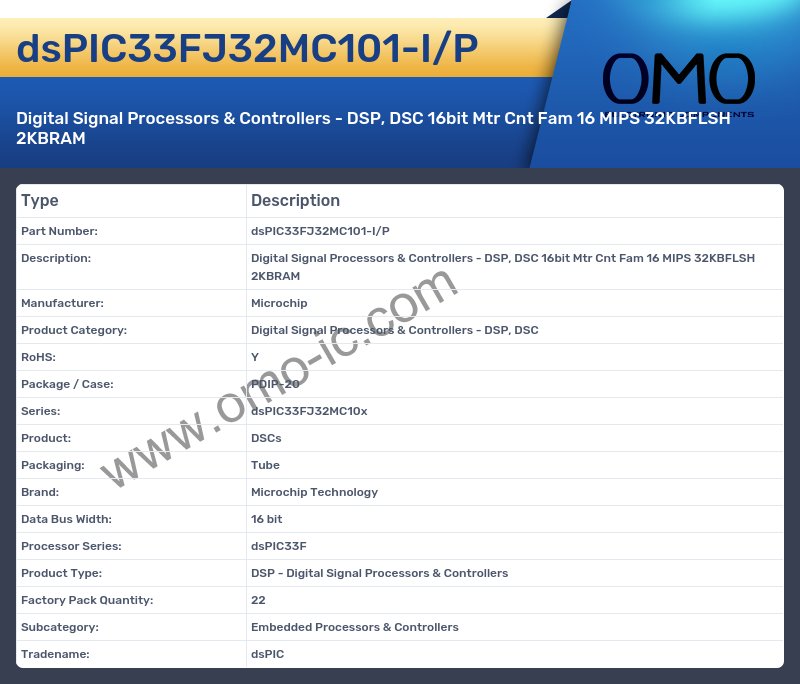 dsPIC33FJ32MC101-I/P