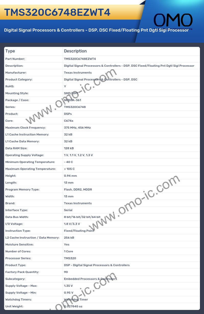 TMS320C6748EZWT4
