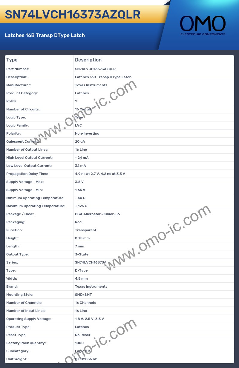 SN74LVCH16373AZQLR
