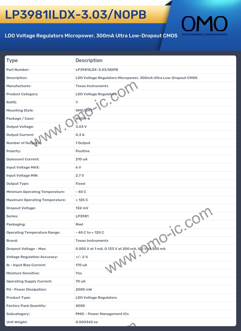 LP3981ILDX-3.03/NOPB