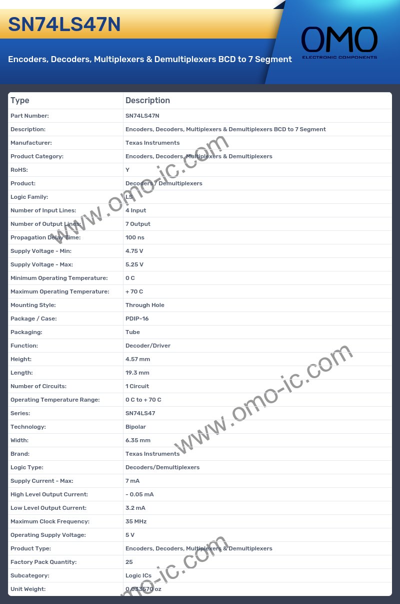 SN74LS47N