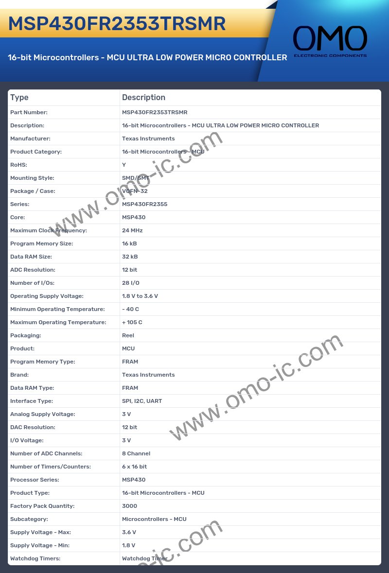 MSP430FR2353TRSMR
