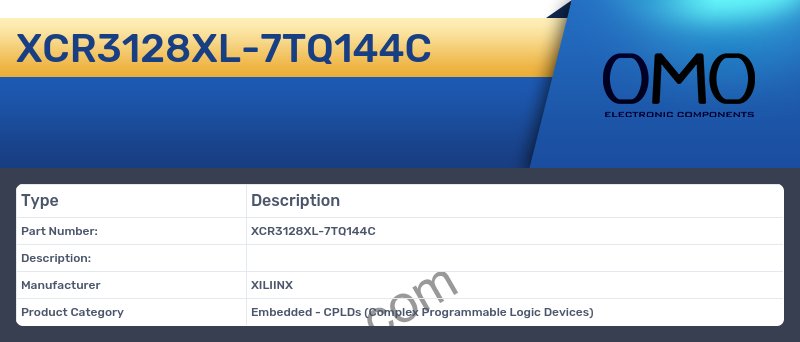 XCR3128XL-7TQ144C