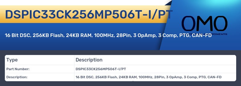 DSPIC33CK256MP506T-I/PT