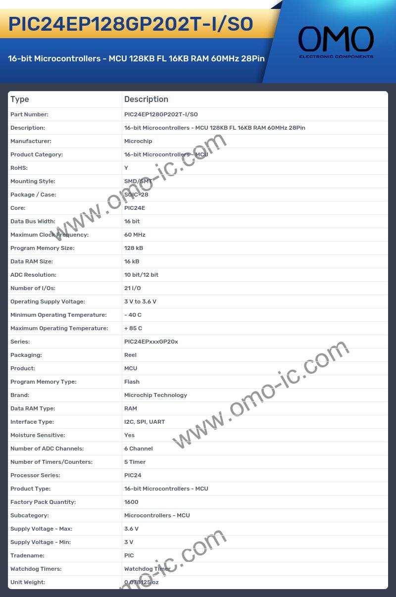 PIC24EP128GP202T-I/SO