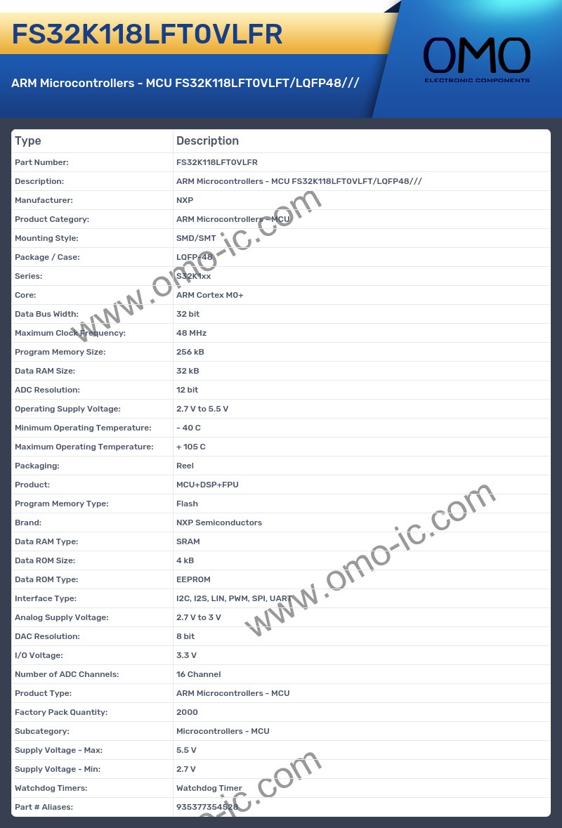 FS32K118LFT0VLFR