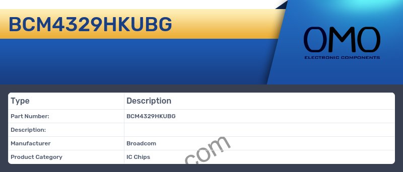 BCM4329HKUBG