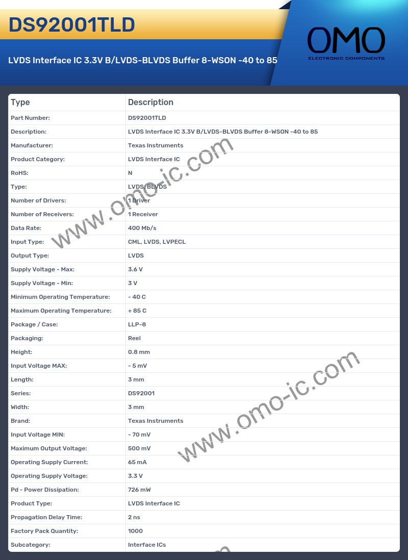 DS92001TLD