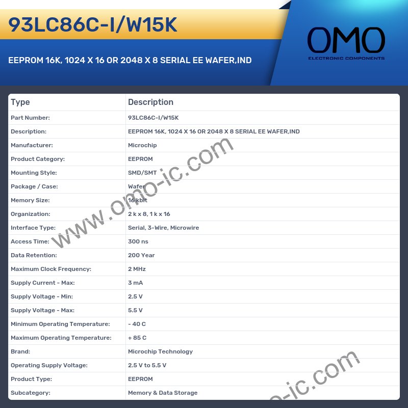 93LC86C-I/W15K