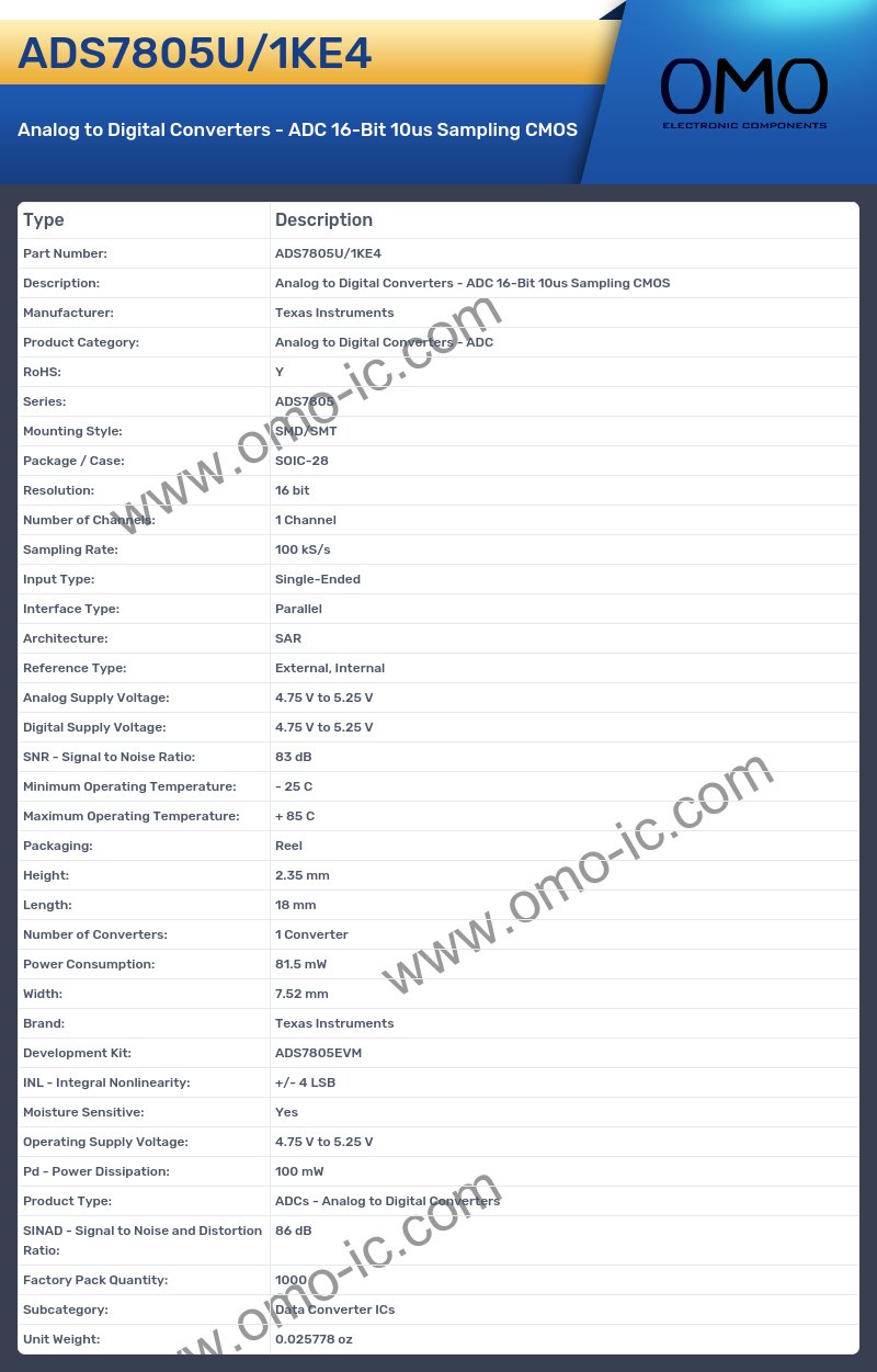 ADS7805U/1KE4