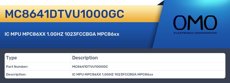 MC8641DTVU1000GC