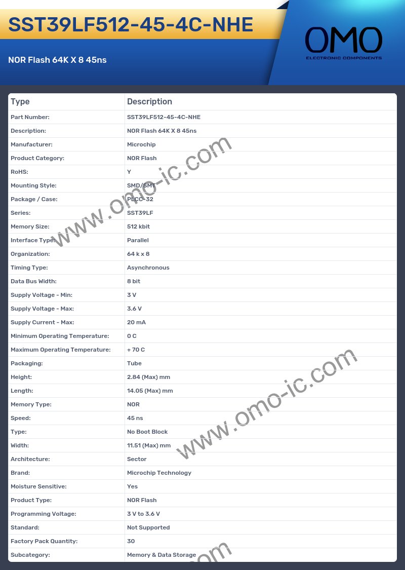 SST39LF512-45-4C-NHE