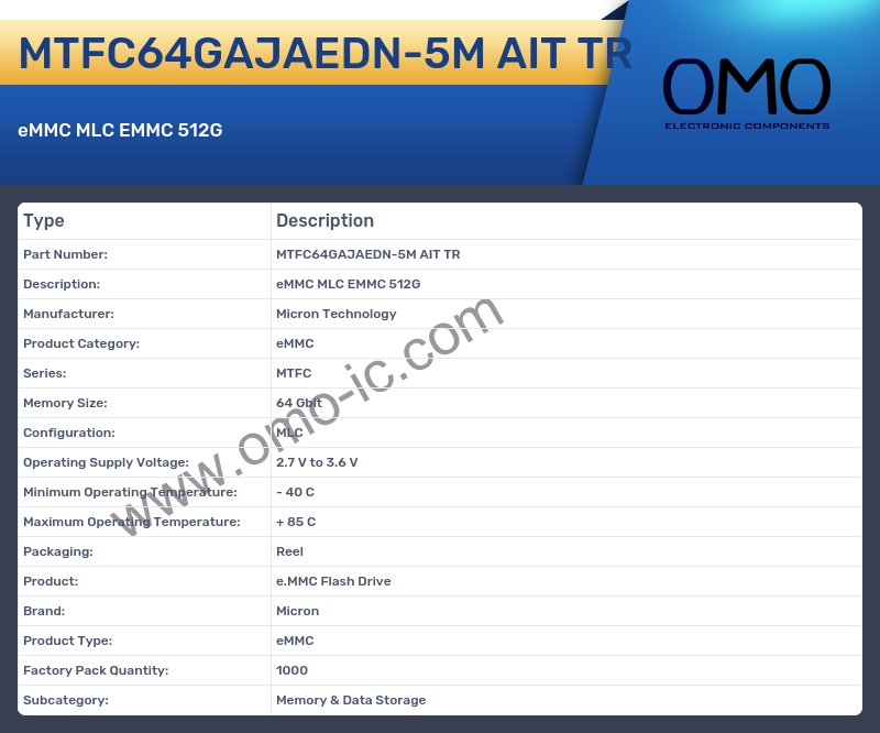 MTFC64GAJAEDN-5M AIT TR