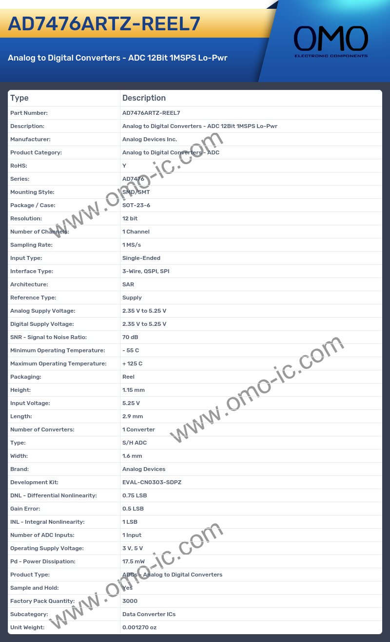 AD7476ARTZ-REEL7