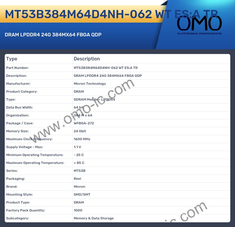 MT53B384M64D4NH-062 WT ES:A TR