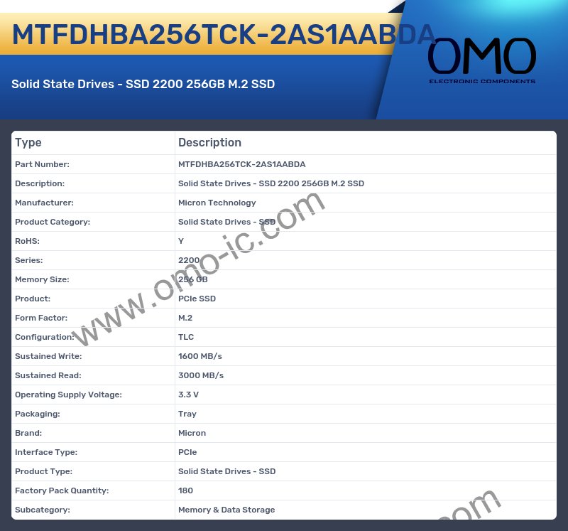 MTFDHBA256TCK-2AS1AABDA