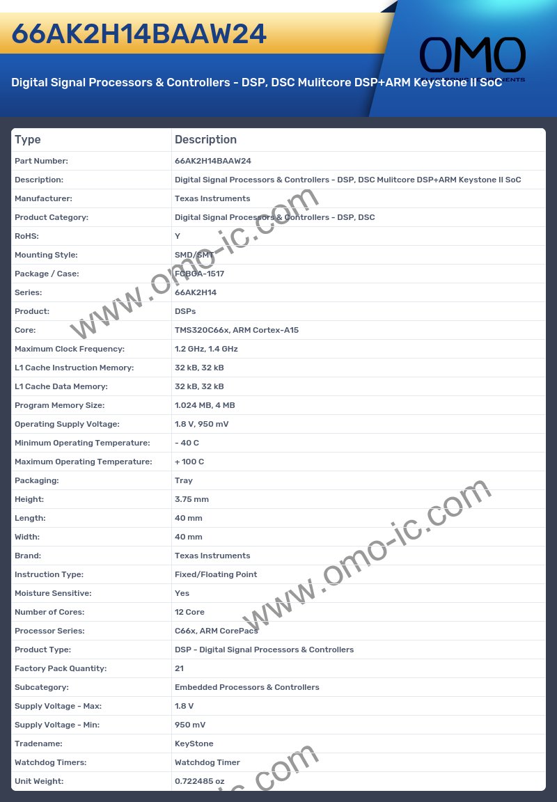 66AK2H14BAAW24