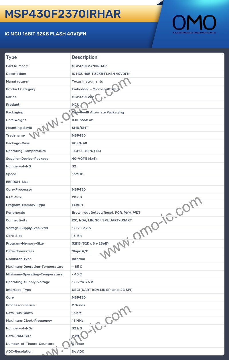 MSP430F2370IRHAR