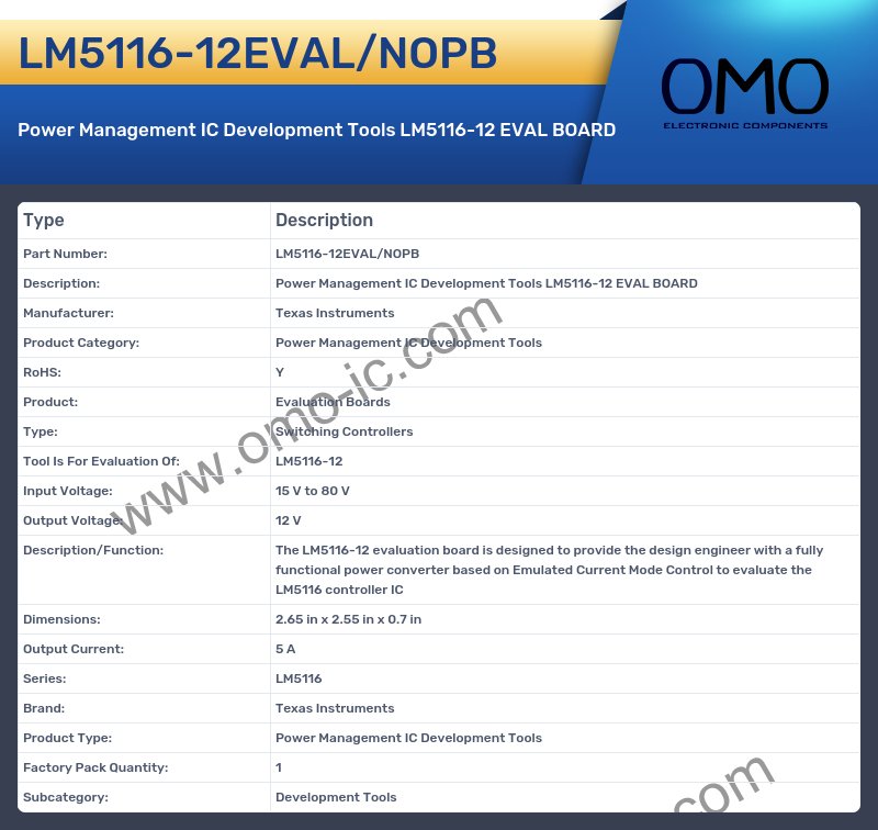 LM5116-12EVAL/NOPB