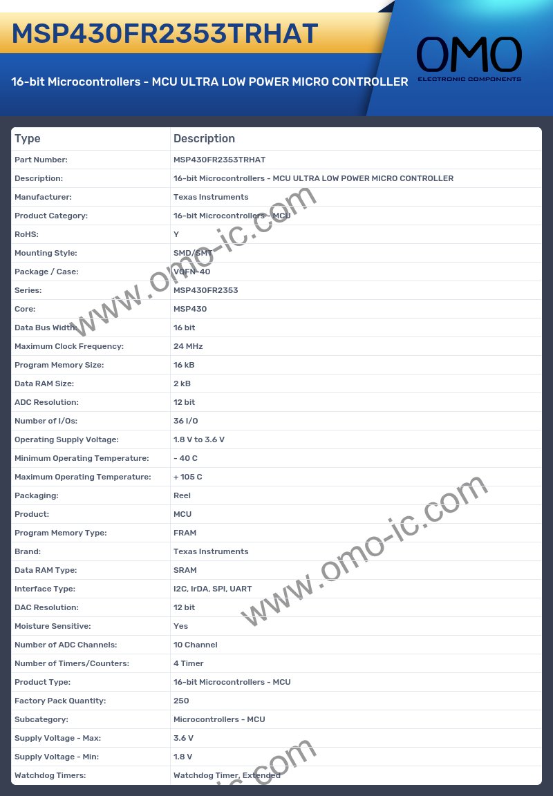 MSP430FR2353TRHAT