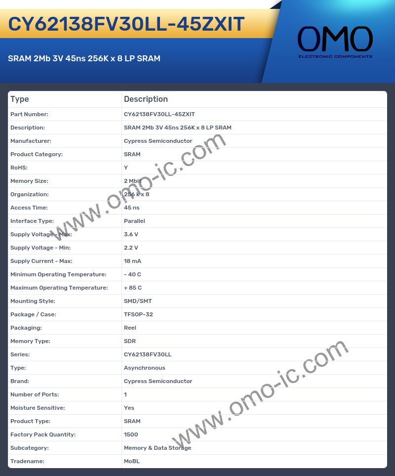 CY62138FV30LL-45ZXIT