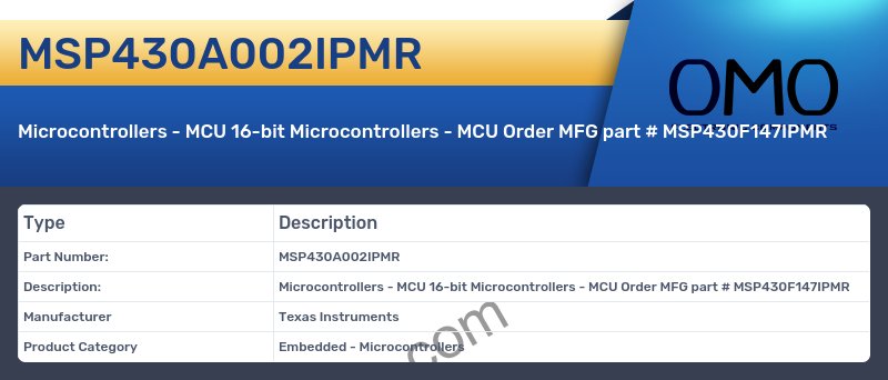 MSP430A002IPMR