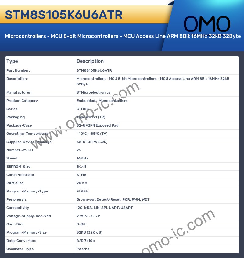 STM8S105K6U6ATR