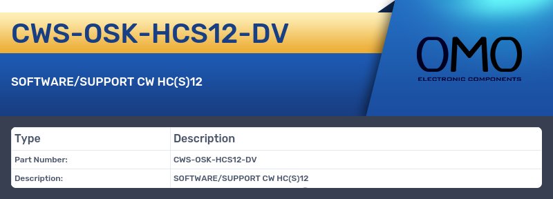 CWS-OSK-HCS12-DV