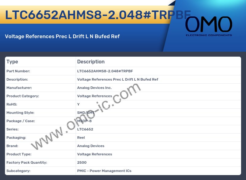 LTC6652AHMS8-2.048#TRPBF