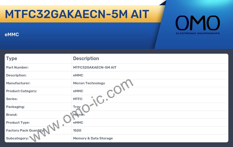 MTFC32GAKAECN-5M AIT