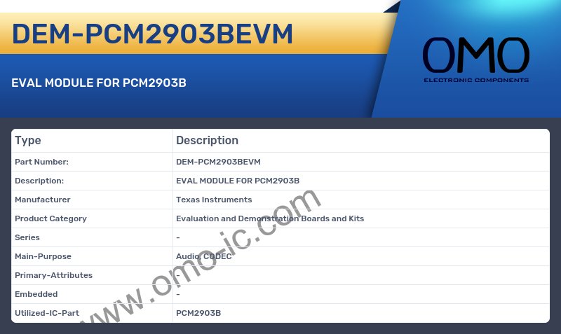 DEM-PCM2903BEVM