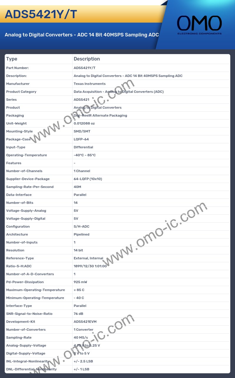 ADS5421Y/T