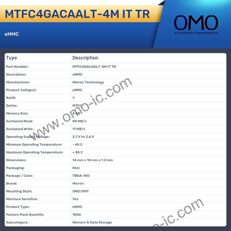 MTFC4GACAALT-4M IT TR