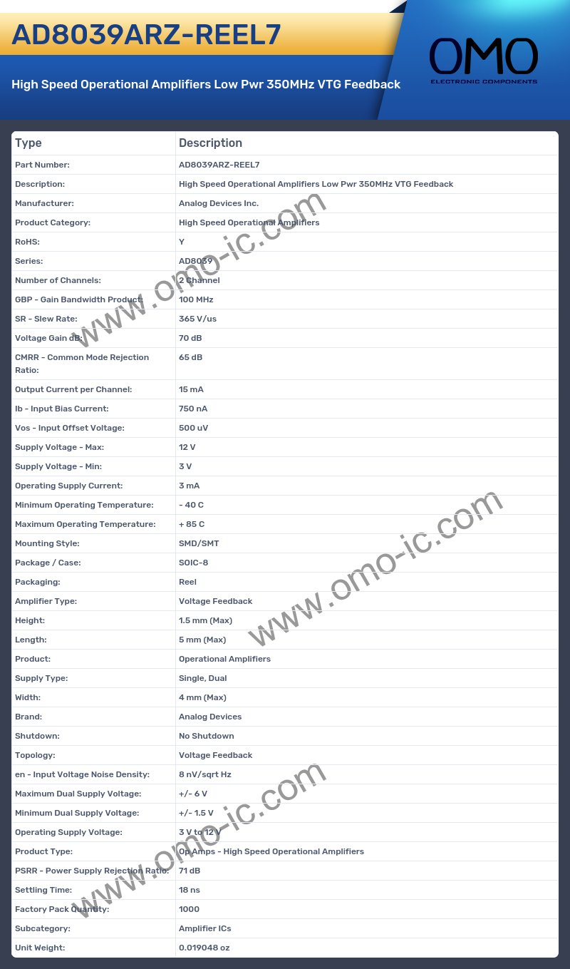 AD8039ARZ-REEL7