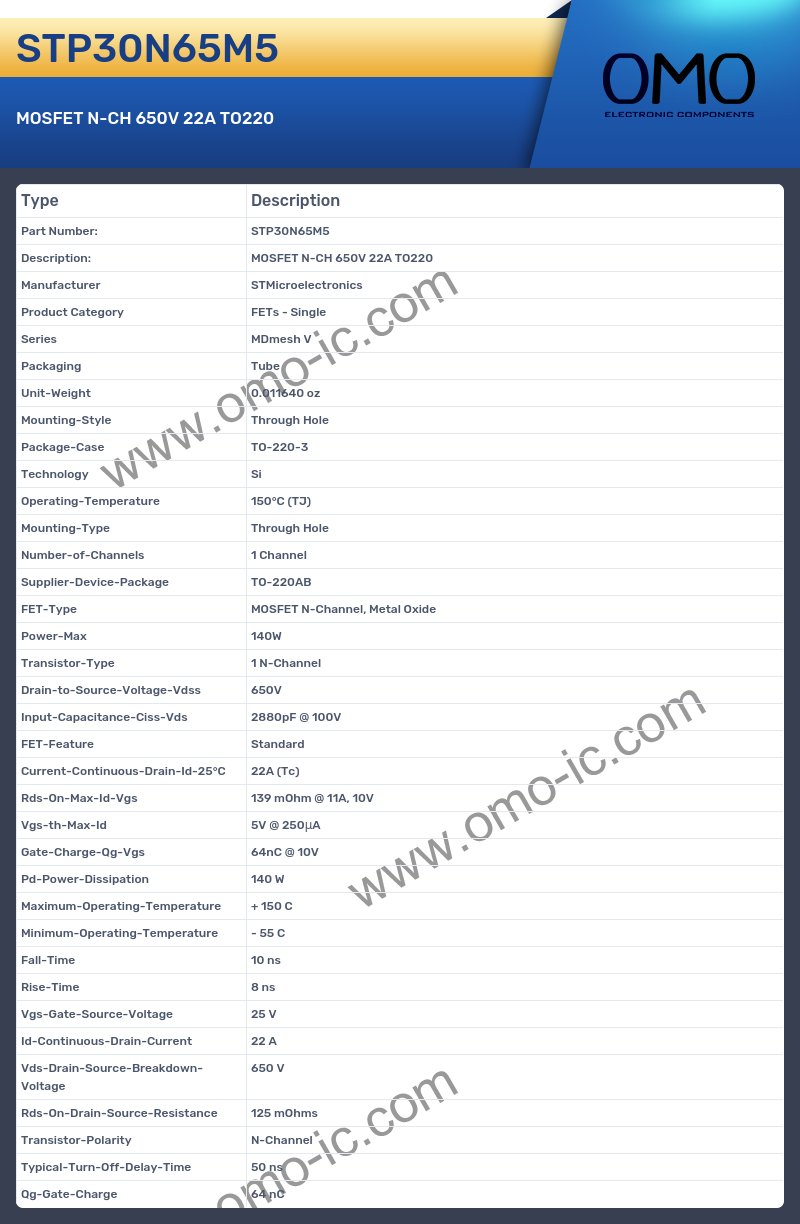 STP30N65M5