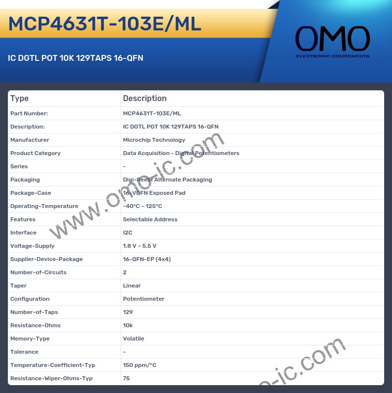 MCP4631T-103E/ML
