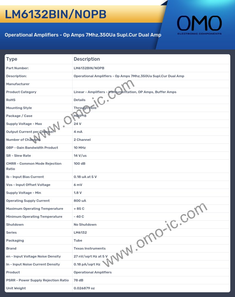 LM6132BIN/NOPB