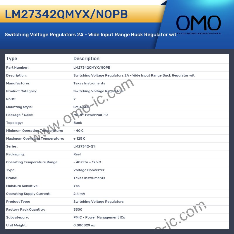 LM27342QMYX/NOPB