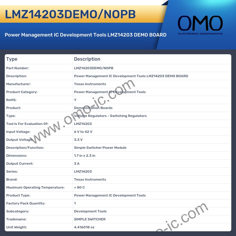 LMZ14203DEMO/NOPB