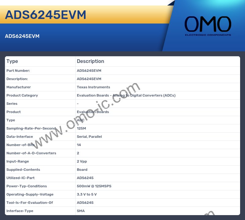 ADS6245EVM
