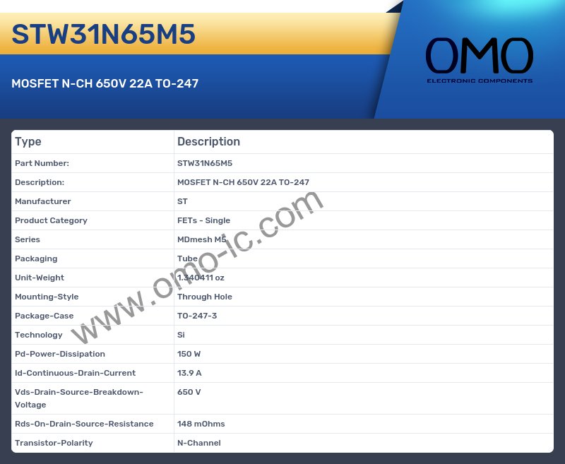 STW31N65M5