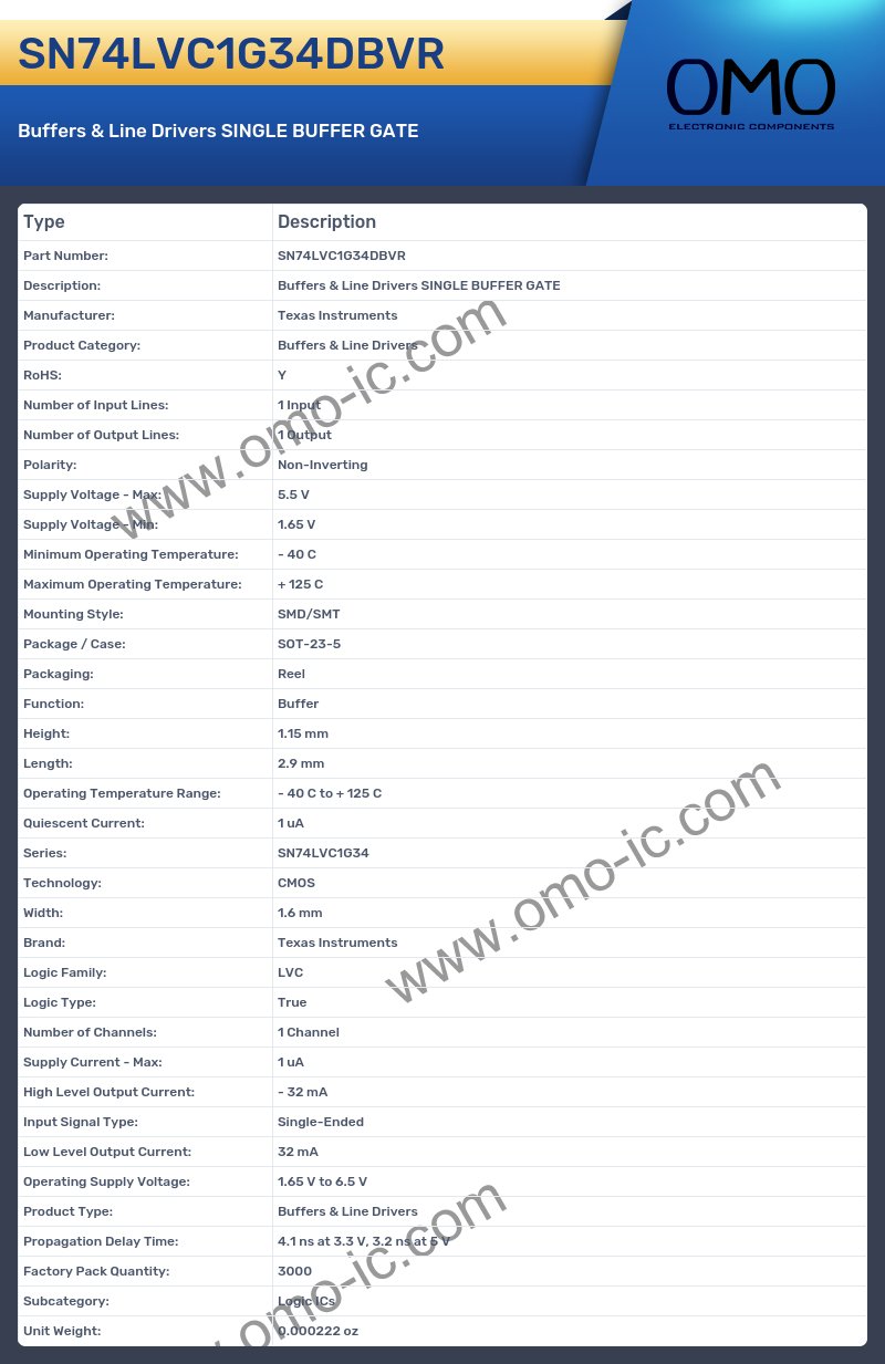SN74LVC1G34DBVR