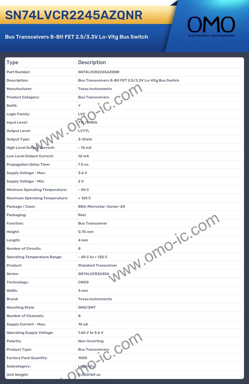 SN74LVCR2245AZQNR