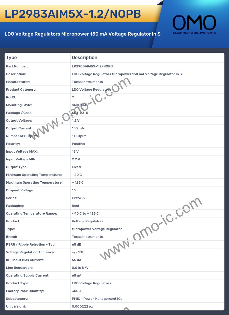 LP2983AIM5X-1.2/NOPB