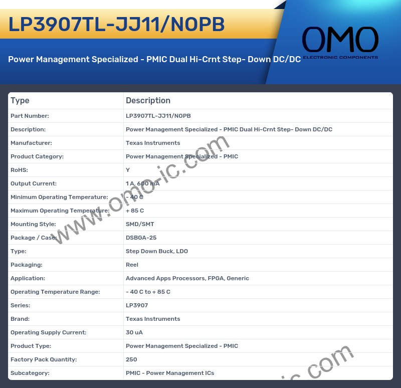 LP3907TL-JJ11/NOPB