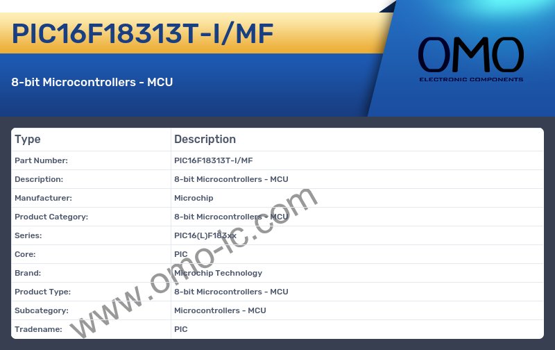 PIC16F18313T-I/MF